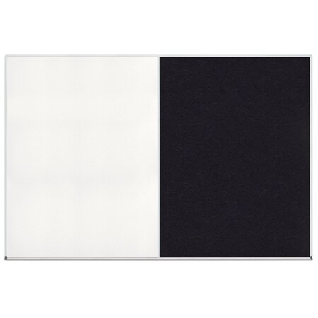 United Visual Products Enclosed Corkboard, 1 Door, 48"x36", 4" Fra UV3409-GOLD-DBURGU